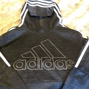 Adidas fleece lined youth medium pullover sweatshirt